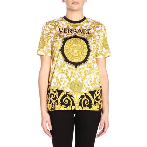 versace women's t shirt sale